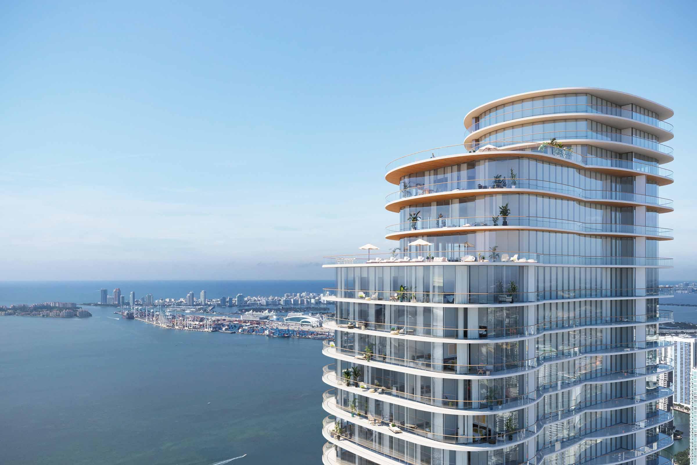 Rendering of Cipriani Residences Brickell温泉温泉迈阿密 Views Hummingbird